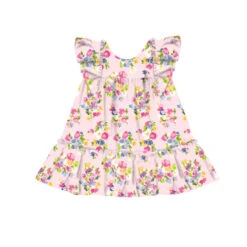 Mayoral Rose Plumeti Dress