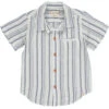 Me & Henry Newport Blue/White Stripes Woven Shirt