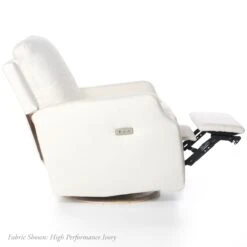 Oilo Harlow Gliding Swivel Nursery Recliner -Baby Go Round Store HarlowReclineWhite 8add00f3 2b61 4718 b8a7 8159ca2132d3
