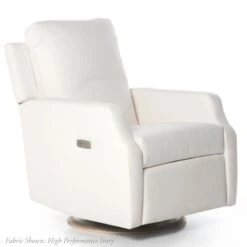 Oilo Harlow Gliding Swivel Nursery Recliner -Baby Go Round Store HarperWhite 758d2e95 8efd 43af 9703 cc55dcdec1ae