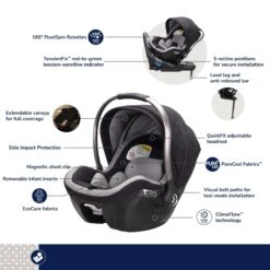 Maxi-Cosi Kindred Peri 180° Rotating Infant Car Seat -Baby Go Round Store IC397HCV Image 04