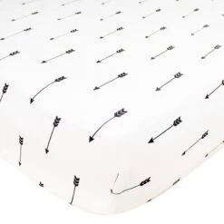 Copper Pearl Cotton Fitted Crib Sheet - Native