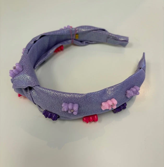 Bari Lynn Purple Shimmer Gummy Bear Headband 1 Bari Lynn Purple Shimmer Gummy Bear Headband