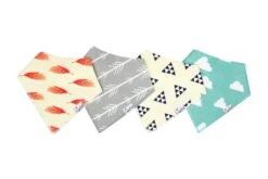 Copper Pearl Baby Bandana Bibs - Aztec