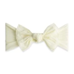 Baby Bling Bows -Baby Go Round Store Ivory