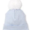 Kissy Kissy Classic Rib Hat - Blue Stripe