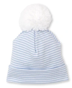 Kissy Kissy Classic Rib Hat - Blue Stripe