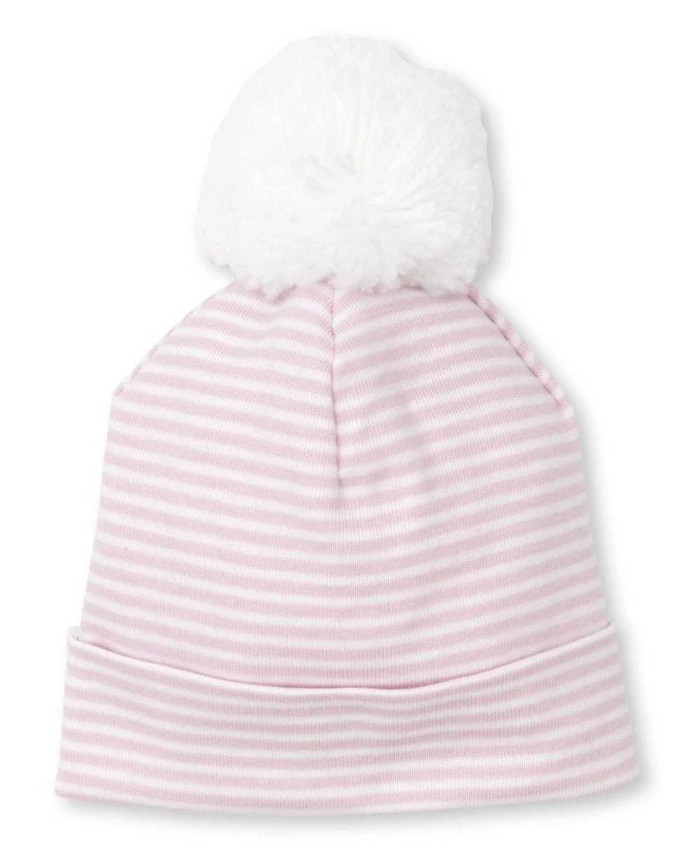 Kissy Kissy Classic Rib Hat - Pink Stripe 1 Kissy Kissy Classic Rib Hat - Pink Stripe