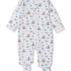 Kissy Kissy Sails N Whales Zip Footie