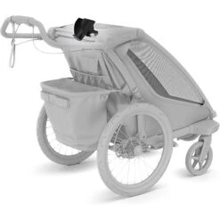 Thule Bottle Cage -Baby Go Round Store Large Thule Bottle Cage A Installed ThuleChariot2 Single