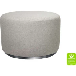 Babyletto Tuba Swivel Gliding Ottoman -Baby Go Round Store M10185PGEW White Background Main Greenguard 00