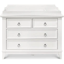 Namesake Emma Regency 4-Drawer Dresser -Baby Go Round Store M10716RW White Background 05 c94a34fa ae1a 4588 8074 6455226d9bf9