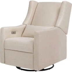 Babyletto Kiwi Electronic Recliner And Swivel Glider With USB Port -Baby Go Round Store M11288PBEW White Background Main 01