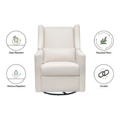 Babyletto Kiwi Electronic Recliner And Swivel Glider With USB Port -Baby Go Round Store M11288PCMEW White Background 02 b8bfce97 a3a8 49ef beb9 5440376388c0