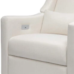 Babyletto Kiwi Electronic Recliner And Swivel Glider With USB Port -Baby Go Round Store M11288PCMEW White Background 06 ec32c64d 75be 42a3 8383 fb60b074c55d