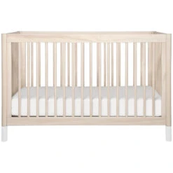Babyletto Gelato 4-in-1 Convertible Crib With Toddler Bed Conversion Kit -Baby Go Round Store M12901NXW White Background 02 4db110d8 99c7 490b b1a3 08f5995f0054
