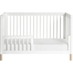 Babyletto Gelato 4-in-1 Convertible Crib With Toddler Bed Conversion Kit -Baby Go Round Store M12901WNX White Background 04 f24943e9 057b 4772 b0fc 1366eaccf393
