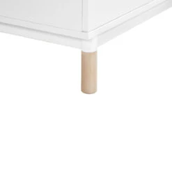 Babyletto Gelato 3-Drawer Changer Dresser With Removable Changing Tray -Baby Go Round Store M12923WNX White Background 05