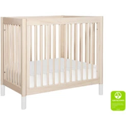 Babyletto Gelato 4-in-1 Convertible Mini Crib -Baby Go Round Store M12998NXW White Background Main Greenguard 00 f55a954e aba9 4938 830a 35de5d33db15