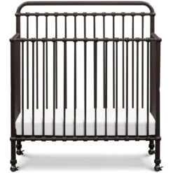 Namesake Winston 4-in-1 Convertible Mini Crib -Baby Go Round Store M15398UR White Background 02 0e702c08 88bf 4dbc 912d 8ecab37aab3d