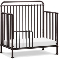 Namesake Winston 4-in-1 Convertible Mini Crib -Baby Go Round Store M15398UR White Background 03 ee806588 d74f 4909 9e3e 58bdacfec745