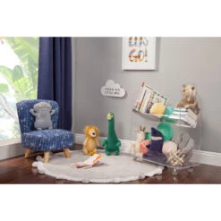 Babyletto Presto Acrylic Bookcase & Cart -Baby Go Round Store M15614K Lifestyle Main 02 70cc5d0e 826b 4c76 87ec e8c4ed5b9241