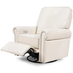 Namesake Linden Power Recliner -Baby Go Round Store M19287PCMEW White Background 03 d95706d4 4a84 4685 9fea dd6a8a0184a0