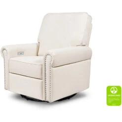 Namesake Linden Power Recliner -Baby Go Round Store M19287PCMEW White Background Main Greenguard 00 f7653019 94f1 4b18 865b 5f0dc6e5a4ff