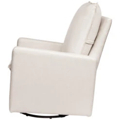 Babyletto Cali Pillowback Swivel Glider -Baby Go Round Store M20987PCMEW White Background 03