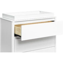Babyletto Bento 3-Drawer Changer Dresser -Baby Go Round Store M21623W White Background 04