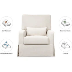 Namesake Crawford Pillowback Comfort Swivel Glider -Baby Go Round Store M21787PCMEW White Background 02 20fd4099 6af1 428f 9b33 b0e667e30cb6