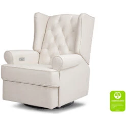 Namesake Harbour Electronic Recliner & Swivel Glider With USB Port -Baby Go Round Store M21987PCMEW White Background Main Greenguard 00 74c5eefb ea03 441c b1a7 988ea83dbfad