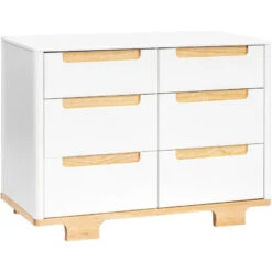 Babyletto Yuzu 6-Drawer Dresser -Baby Go Round Store M23426WN White Background Main 01 7db90198 c6ad 495b 8163 75123c73b490