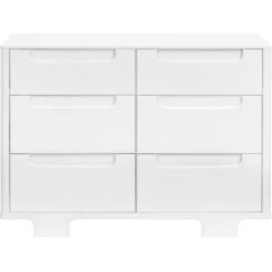 Babyletto Yuzu 6-Drawer Dresser -Baby Go Round Store M23426W White Background 02 a495e58f 0ca3 43a8 bb96 d4248b8d6d3e