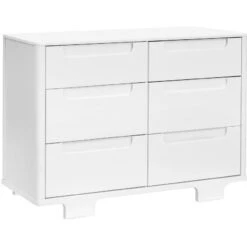 Babyletto Yuzu 6-Drawer Dresser -Baby Go Round Store M23426W White Background Main 01 d639e043 423d 4076 af67 23a0e5b0caa7