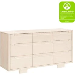Babyletto Yuzu 9-Drawer Dresser -Baby Go Round Store M23428NX angle GG