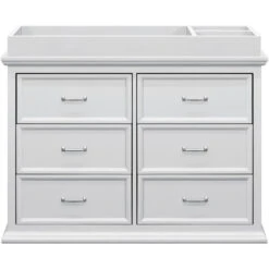 Namesake Foothill-Louis 6-Drawer Dresser 18 Namesake Foothill-Louis 6-Drawer Dresser -Baby Go Round Store M3916DG White Background 04