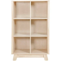 Babyletto Hudson Cubby Bookcase -Baby Go Round Store M4211NX White Background 01