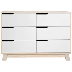Babyletto Hudson 6-Drawer Double Dresser 31 Babyletto Hudson 6-Drawer Double Dresser -Baby Go Round Store M4216NXW White Background 01