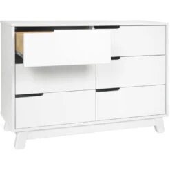 Babyletto Hudson 6-Drawer Double Dresser 23 Babyletto Hudson 6-Drawer Double Dresser -Baby Go Round Store M4216W White Background 02