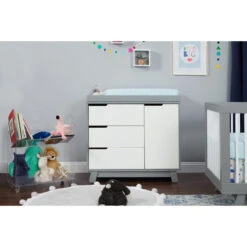 Babyletto Hudson 3-Drawer Changer Dresser With Removable Changing Tray -Baby Go Round Store M4223GW Lifestyle Main 04 b76b7017 5a0e 4474 99a9 0e52364a59ba