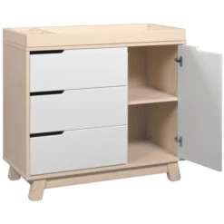 Babyletto Hudson 3-Drawer Changer Dresser With Removable Changing Tray -Baby Go Round Store M4223NXW White Background 02 757f28ae 7208 49a2 bb87 360cc23586fc