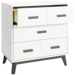 Babyletto Scoot 3-Drawer Changer Dresser With Removable Changing Tray -Baby Go Round Store M5823SLW White Background 06 69542edd 7546 4051 9668 877f9c6b62da