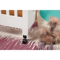 Babyletto Maki Full-Size Folding Crib With Toddler Bed Conversion Kit -Baby Go Round Store M6601W Lifestyle 13 e140d335 5d37 4a26 a7f8 d087f81a15fb