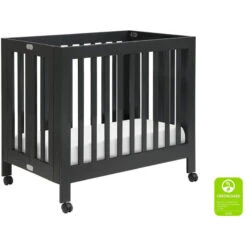 Babyletto Origami Mini Crib 35 Babyletto Origami Mini Crib -Baby Go Round Store M6698B White Background Main Greenguard 00 fac676bb 7c98 4849 9a0c aa8c6bfddd59