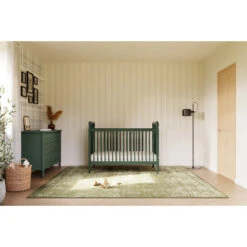 Namesake Liberty 3-in-1 Convertible Spindle Crib With Toddler Bed Conversion Kit -Baby Go Round Store M7101FRGR Lifestyle 12 aa64b292 6e2b 4adb b18b 8839ca35cf29