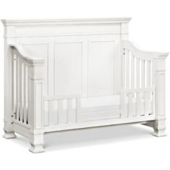 Monogram By Namesake Tillen 4-in-1 Convertible Crib -Baby Go Round Store M7601RW White Background 02 2be1dd26 1f41 4ca8 bd76 97c93264786d