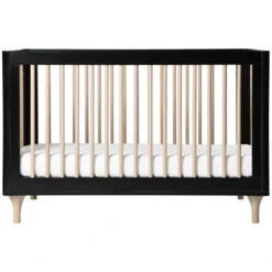 Babyletto Lolly 3-in-1 Convertible Crib With Toddler Bed Conversion Kit -Baby Go Round Store M9001BNX White Background 02 3c7027c5 0e6a 4750 81d1 52658ca4b57d