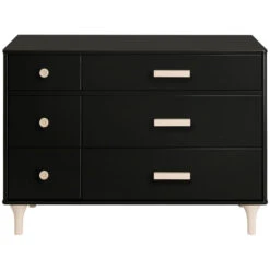 Babyletto Lolly 6-Drawer Assembled Double Dresser -Baby Go Round Store M9016BNX White Background 01
