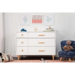 Babyletto Lolly 6-Drawer Assembled Double Dresser -Baby Go Round Store M9016WN Lifestyle 14